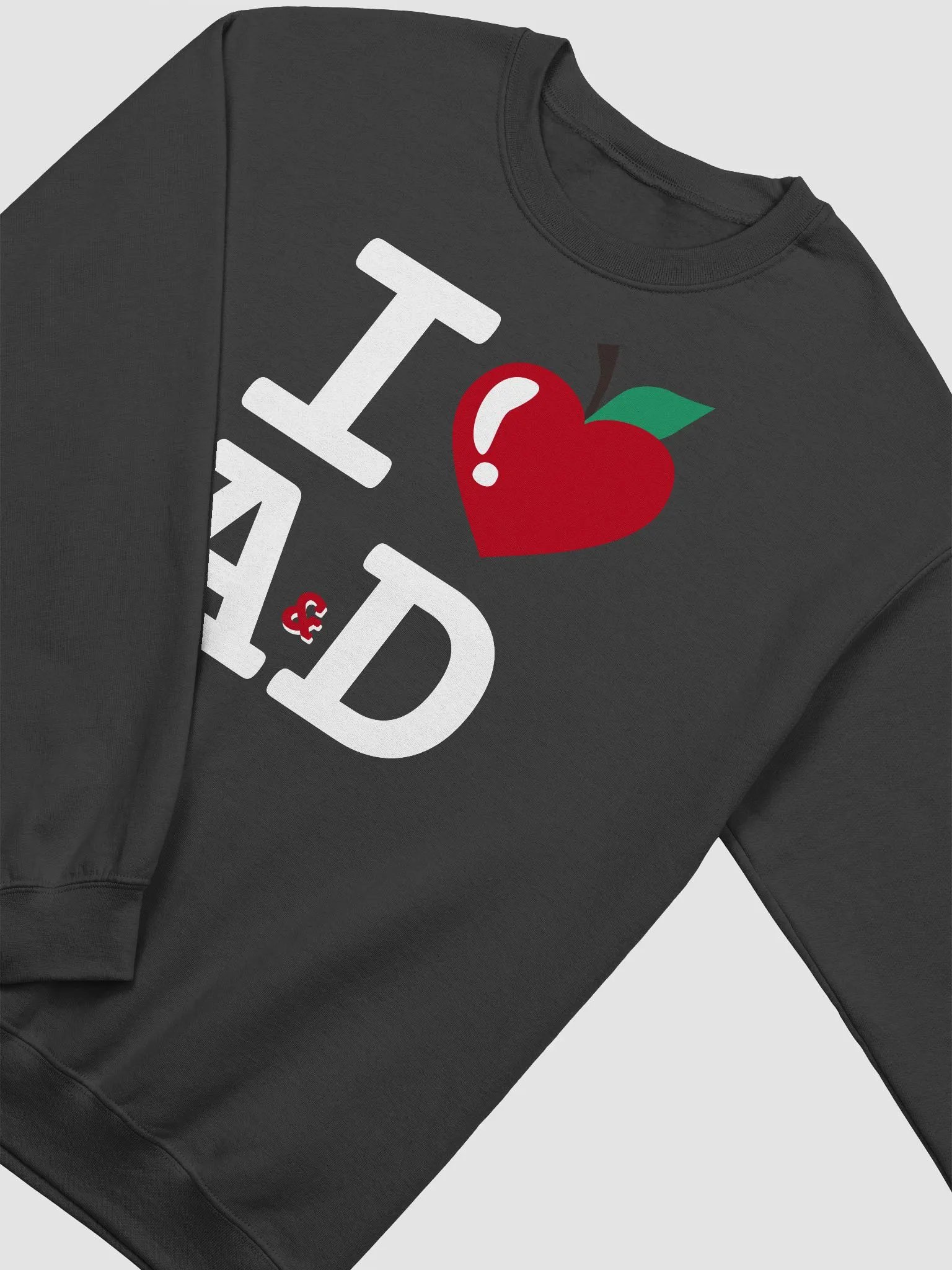 I Heart AD Sweatshirt (White Letters) product image (23)