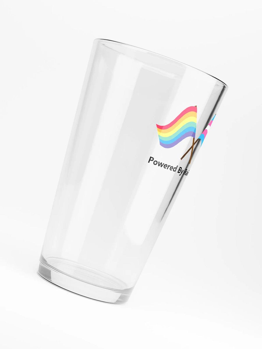 Powered By Rainbows Pint Glass product image (6)