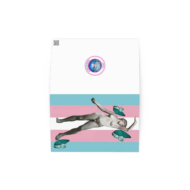 Trans Butterflies Card product image (1)