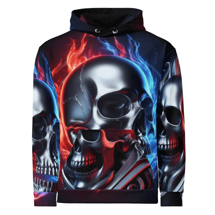 Inferno Reflection - Unisex Skull Hoodie #11 product image (1)