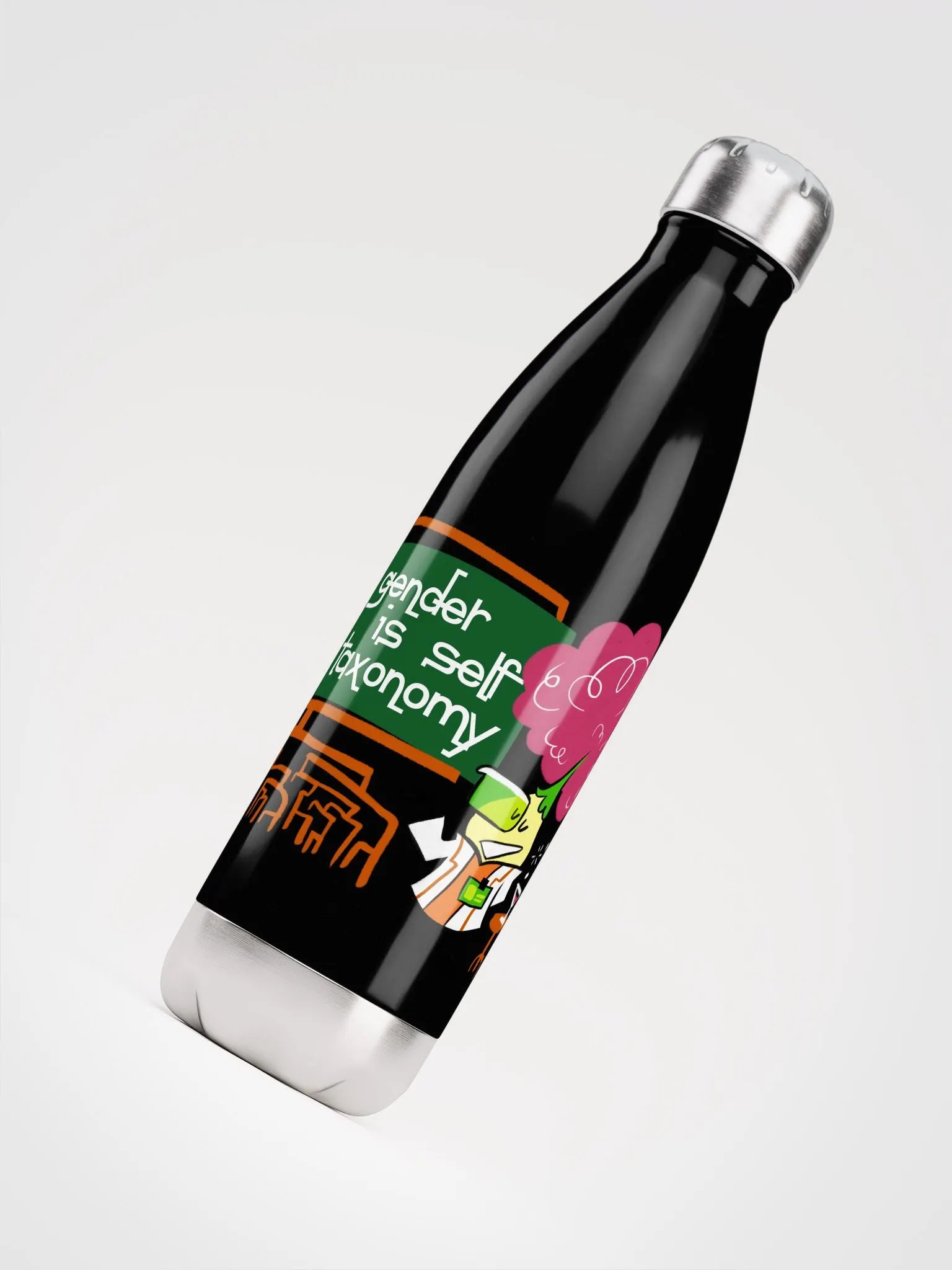 Gender is Self Taxonomy Water Bottle product image (4)