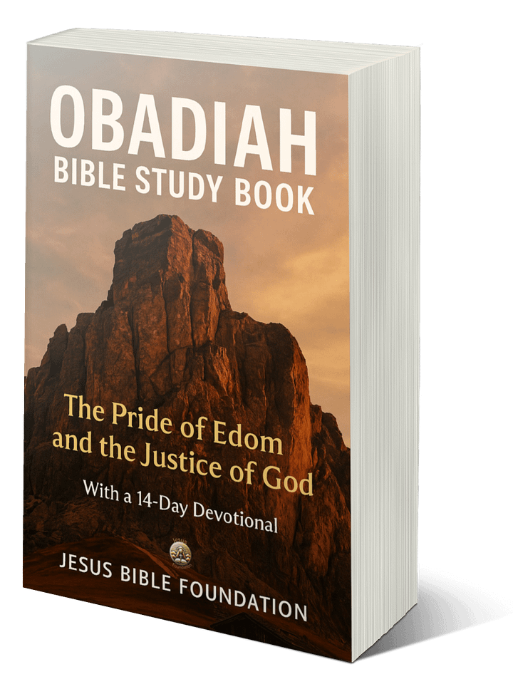 Obadiah Bible Study Book: The Pride of Edom and the Justice of God With a 14 Days Devotional product image (1)