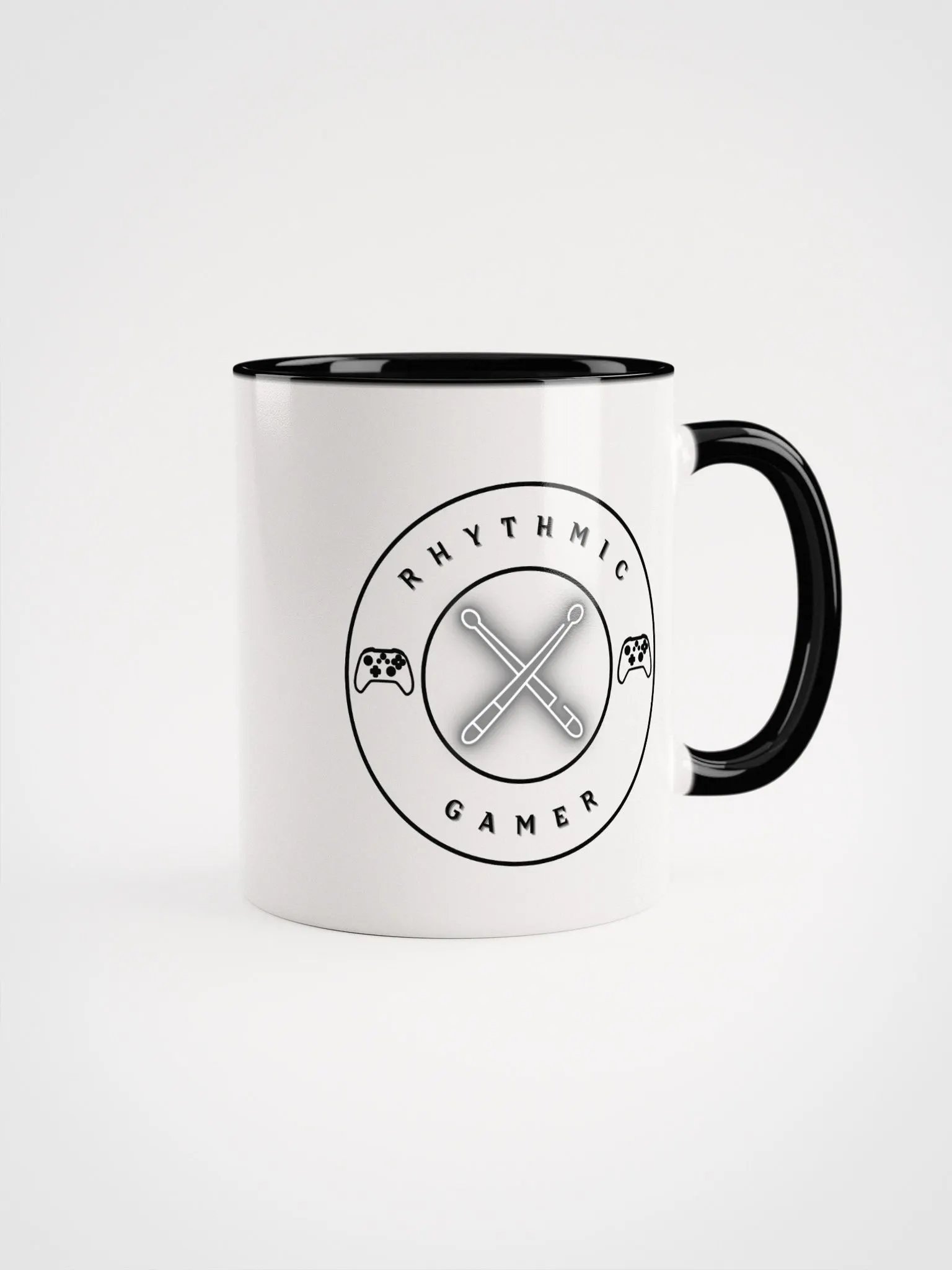 RhythmicGamer 11oz text logo mug product image (1)