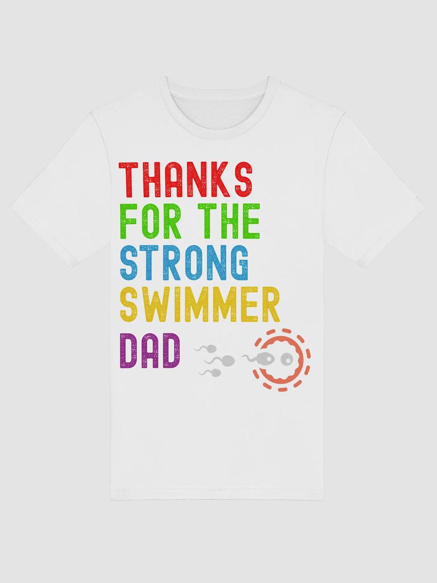 Colorful Graphic Swimmer Dad T-Shirt product image (48)