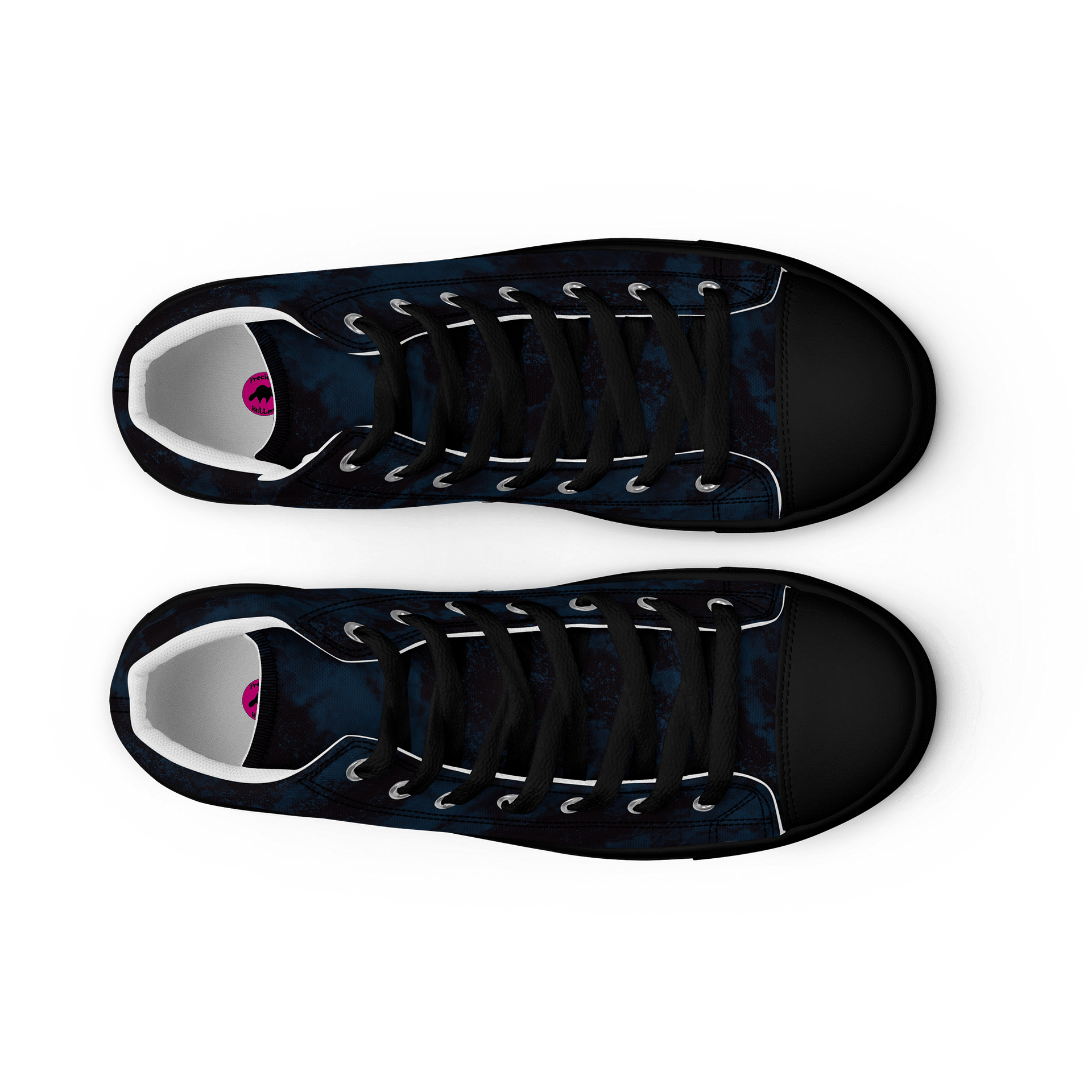 Midnight Grunge Unisex High Top Shoes product image (9)