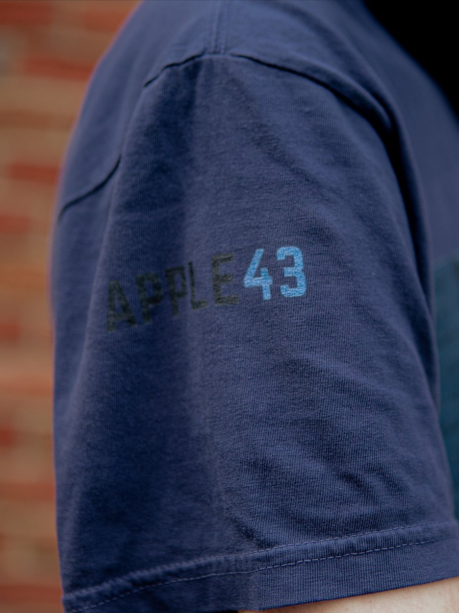 "43" Graphic T-Shirt (Navy Blue) product image (4)