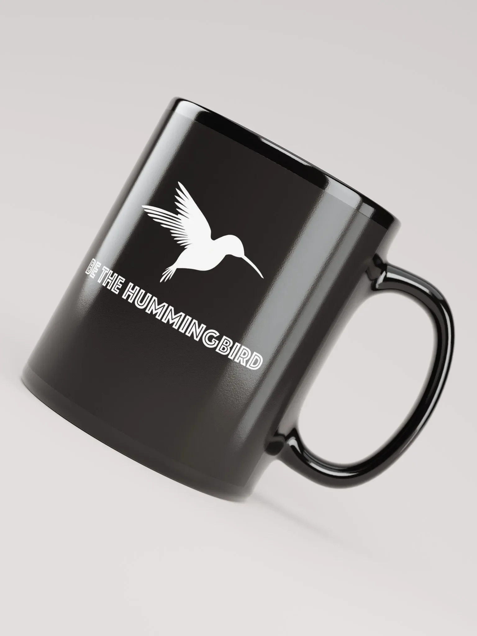 Be the Hummingbird - Lunch Therapy - Black Coffee Mug, 11oz product image (4)