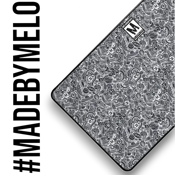 Dark Space Scribble - Desk Mat | #MadeByMELO product image (2)