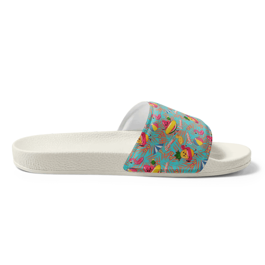 Funny Floaties Summer Hawaiian Men's Slides product image (7)
