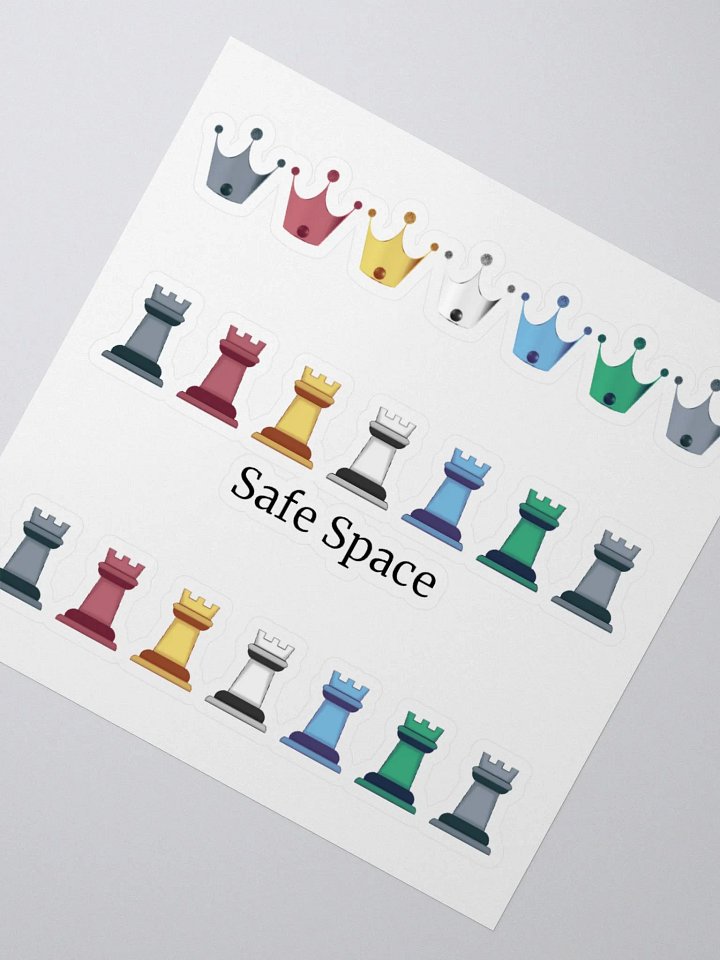Sticker Sheet: Disability Pride Safe Space product image (2)