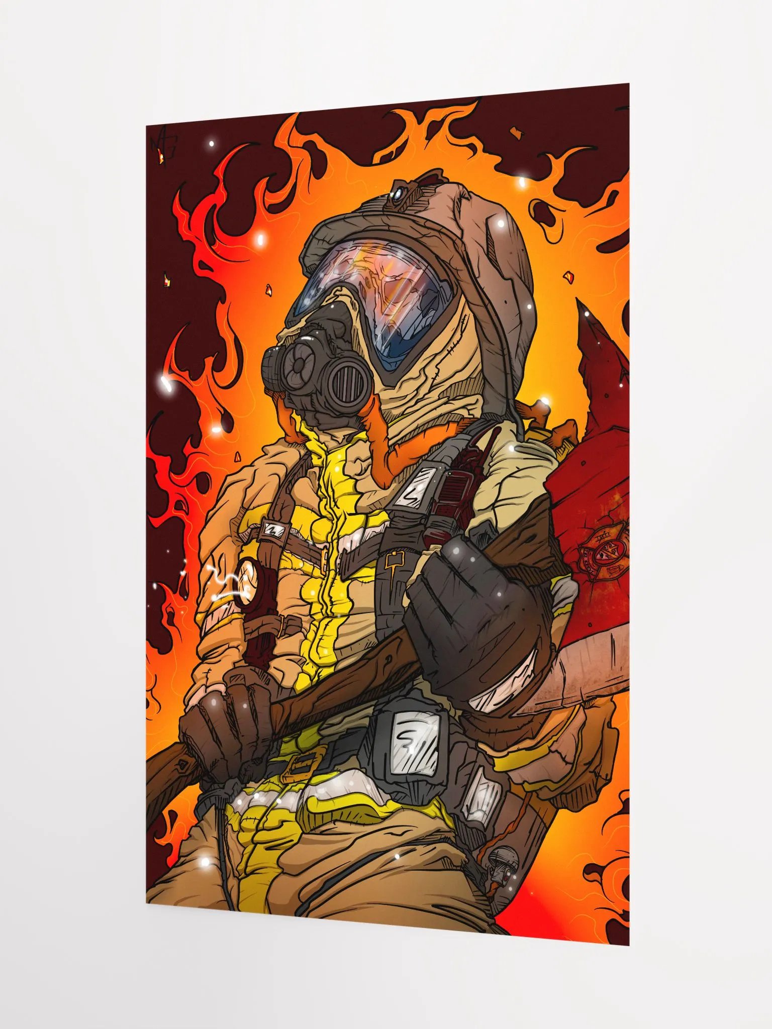 Firemen's Sacrifice Matte Poster Print product image (3)