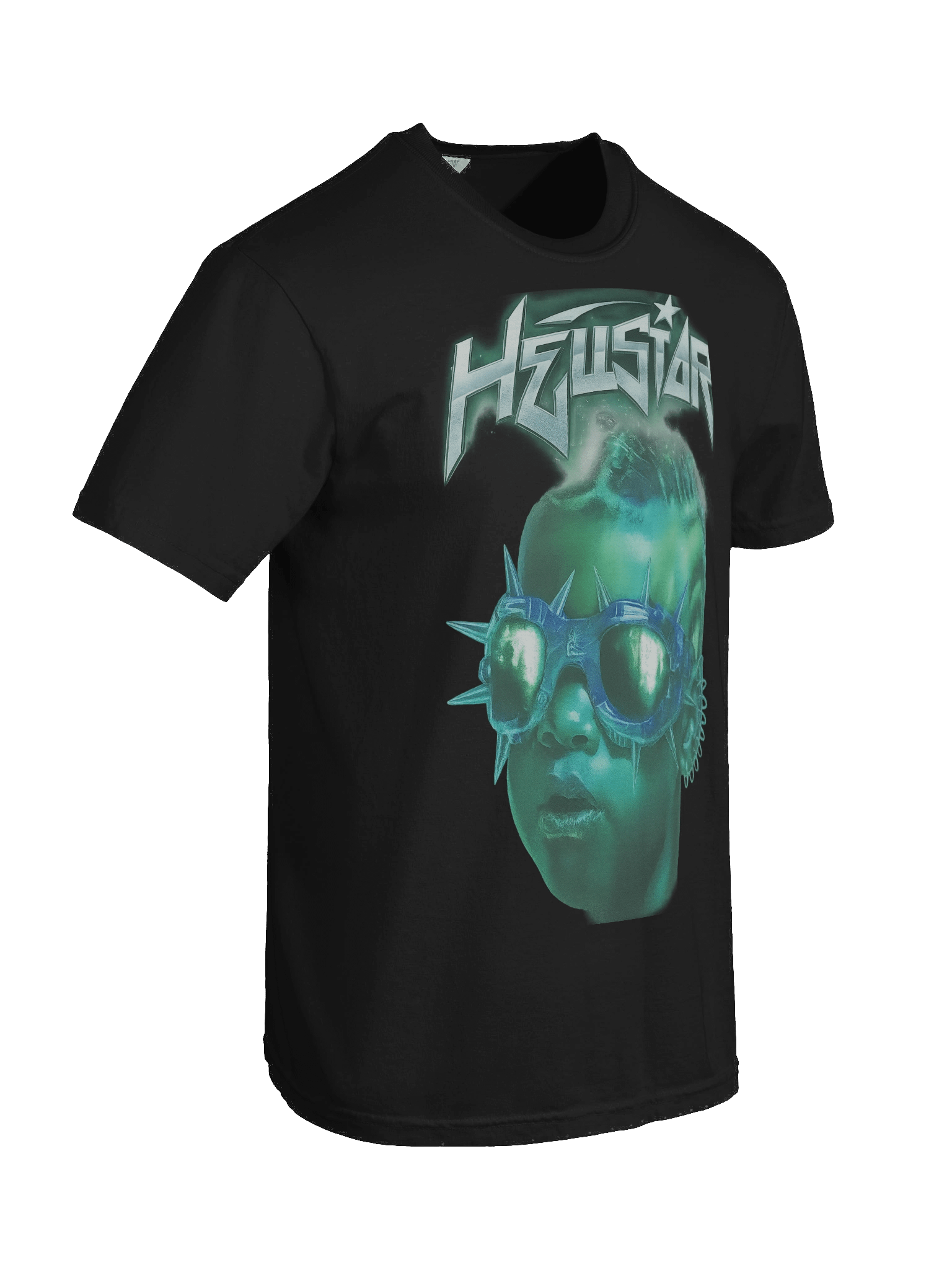 Hellstar The Future T-Shirt Black/Blue product image (3)