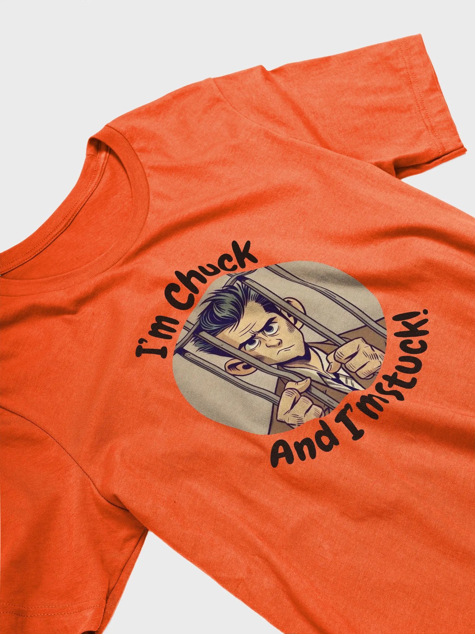 I'm Chuck And I'm Stuck! Short Sleeve T-Shirt product image (3)