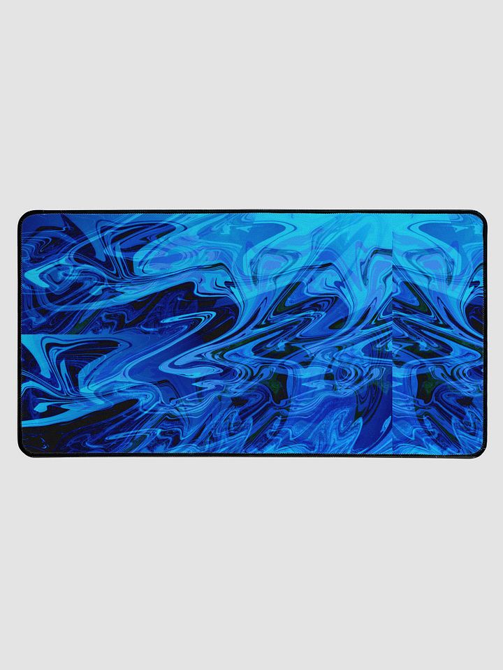 Shades of Blue Swirl Pattern Desktop Mat product image (1)