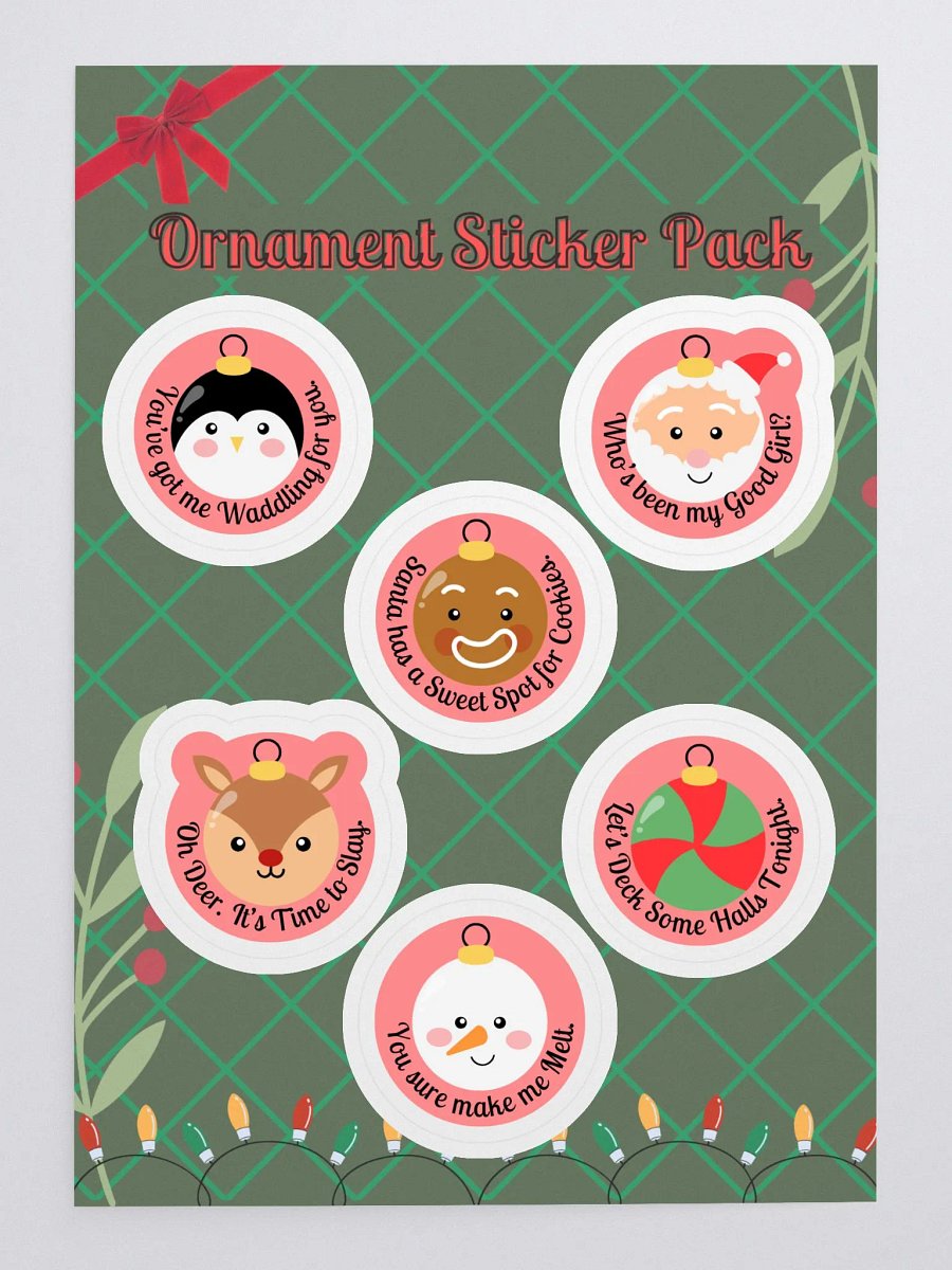 Winter Ornament Sticker Set product image (3)