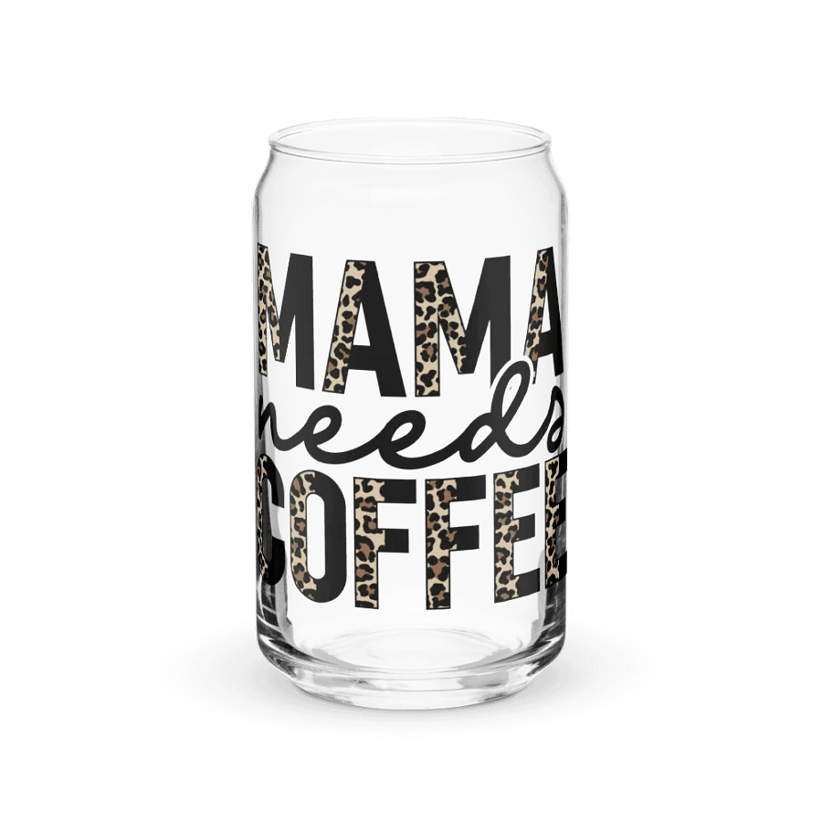 Leopard Print Mama Can-Shaped Glass product image (3)