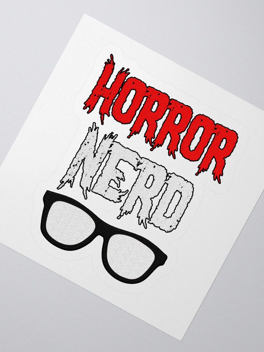Horror Nerd Sticker product image (2)