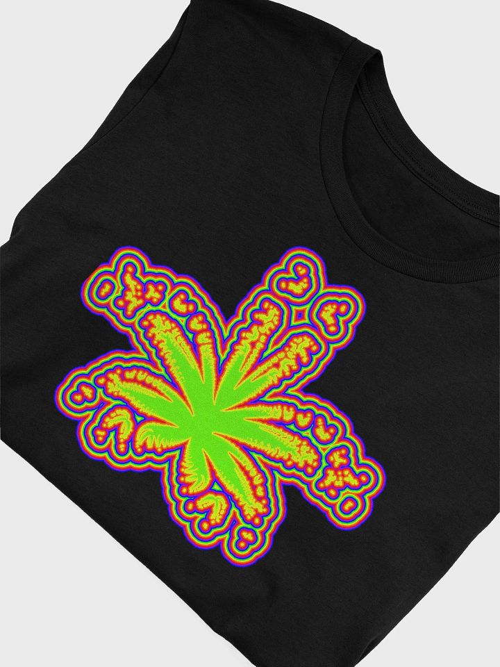 Rainbow Cannabis Queer Pride T-Shirt, Weed Leaf Stoner Tee product image (1)