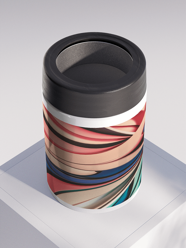 Energizing Swirl Stainless Steel Koozie product image (2)