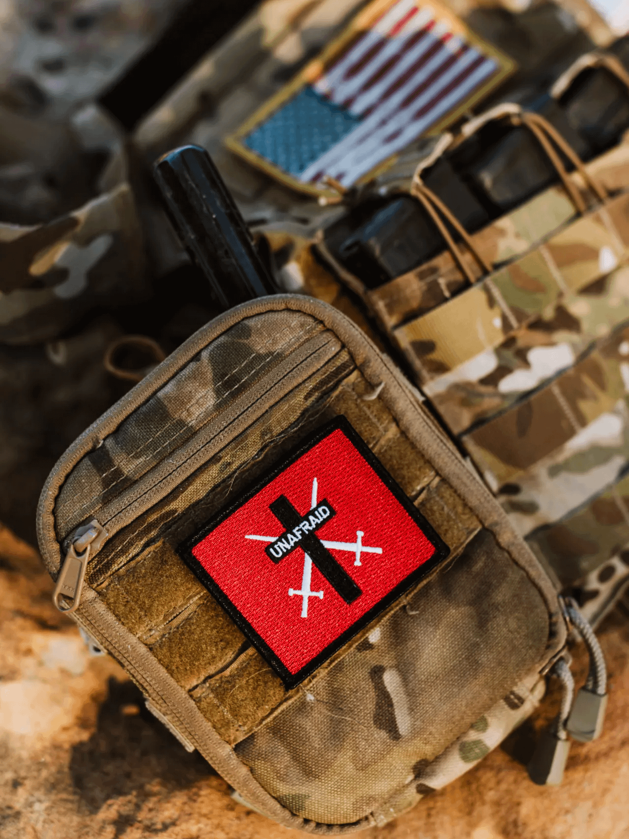 Cross & Swords Tactical Velcro Patch product image (1)