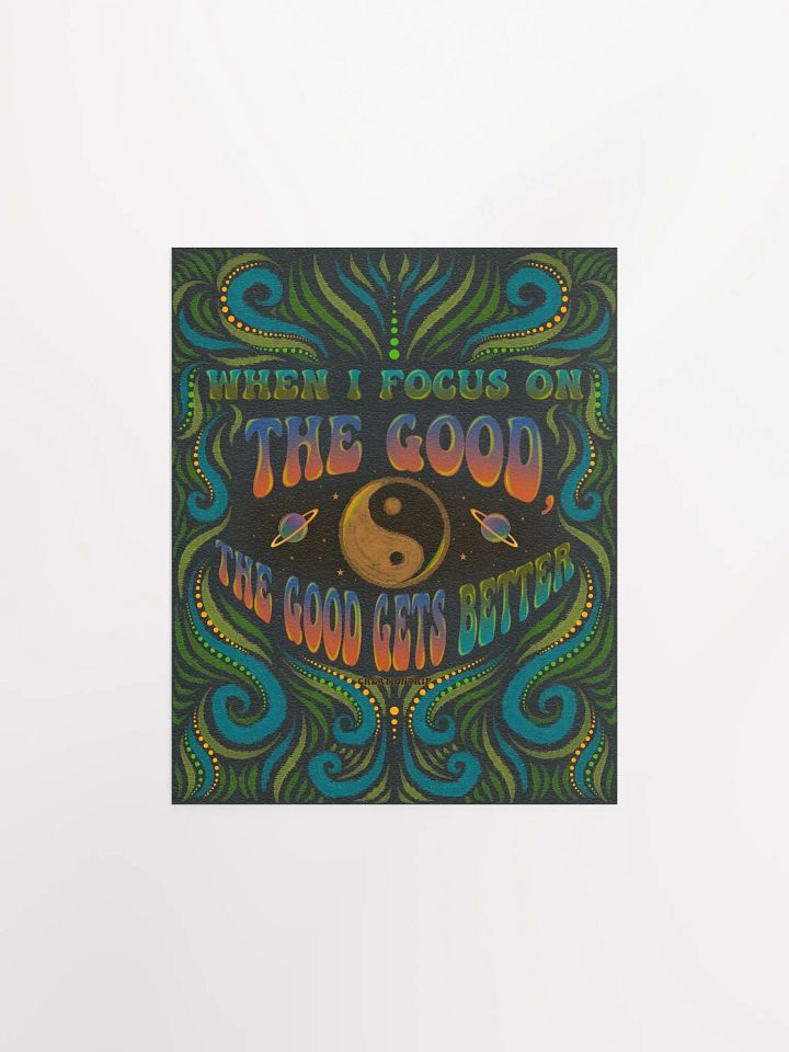 Matte Poster - Focus On The Good product image (1)