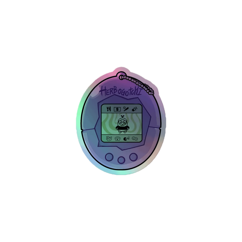 Herbogotchi Holo Sticker product image (1)