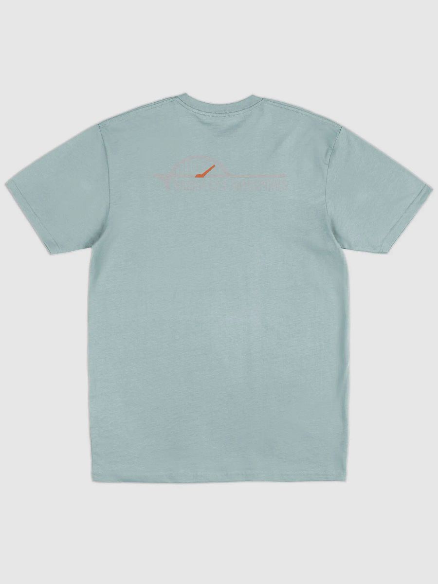 BCA Silver/Orange BCA logo Front Cotton Heritage Men's Premium Heavyweight Tee product image (10)