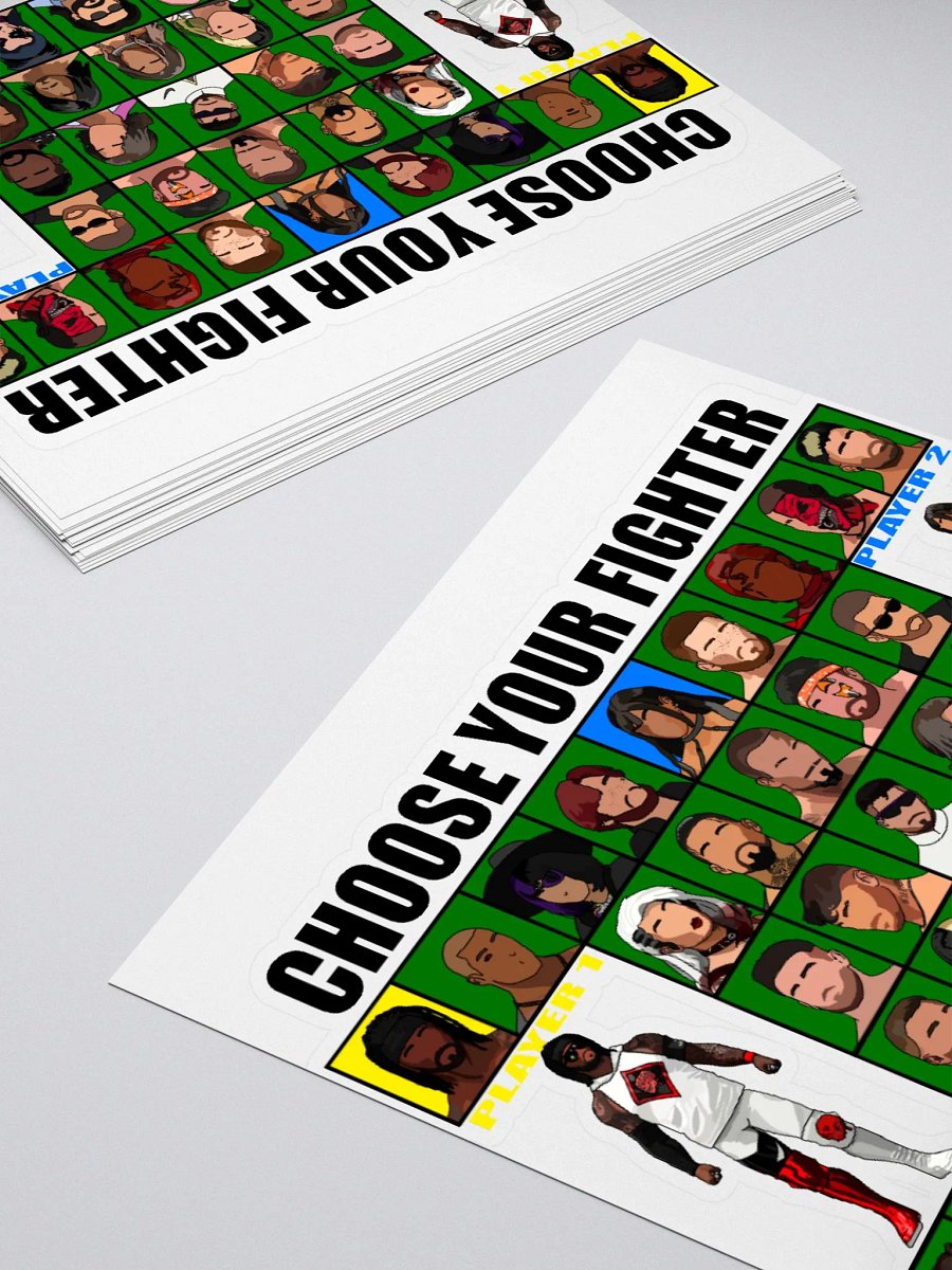 PEPW Choose Your Fighter Judah x Katlyn Sticker product image (4)