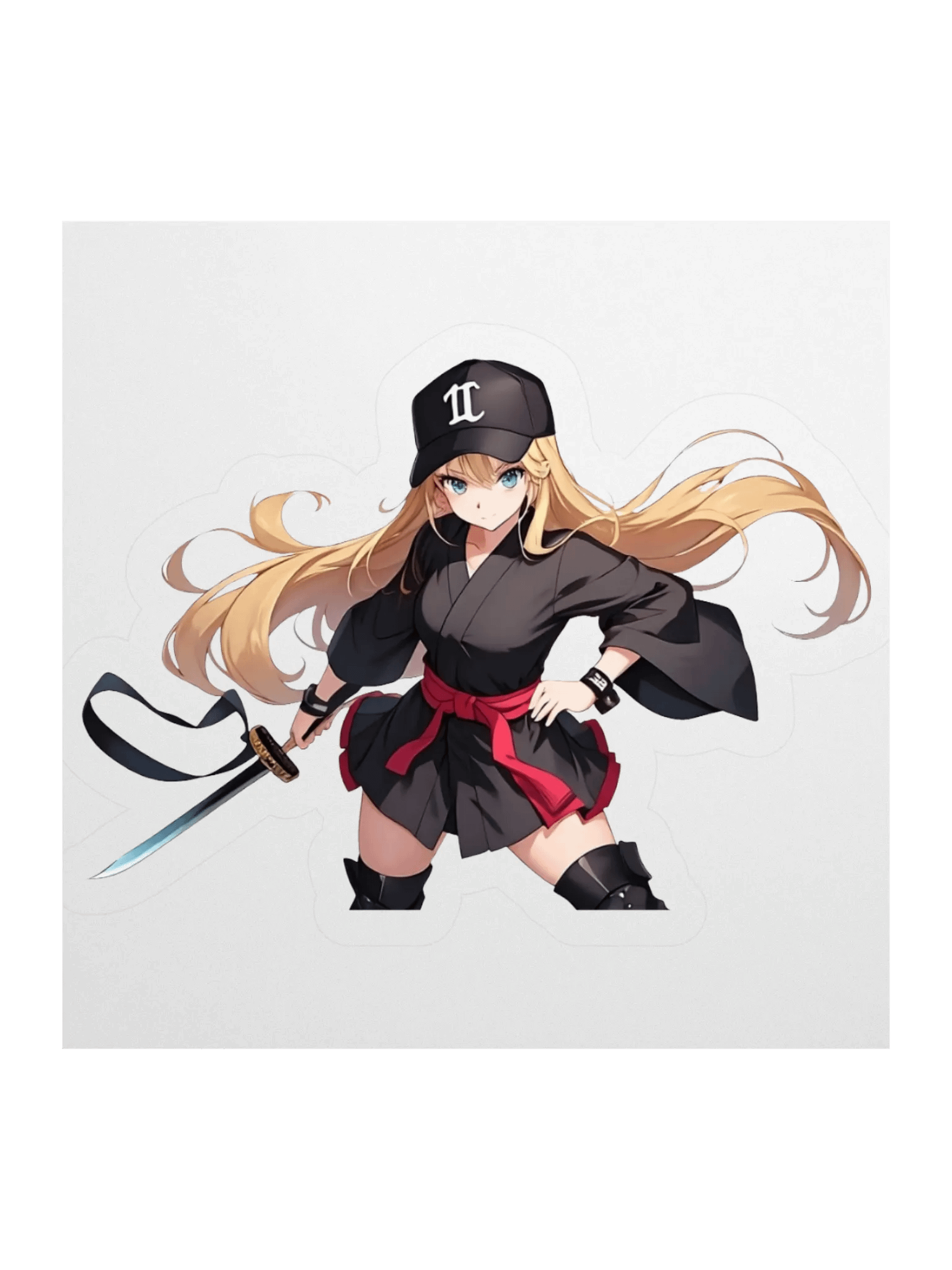 Ninja KatyDid Sticker product image (3)