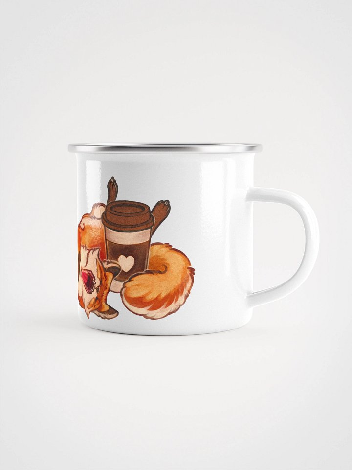 A yawn | Enamel Mug product image (1)