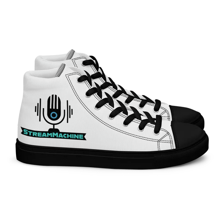 StreamMachine Women's High Top Canvas Shoes product image (2)