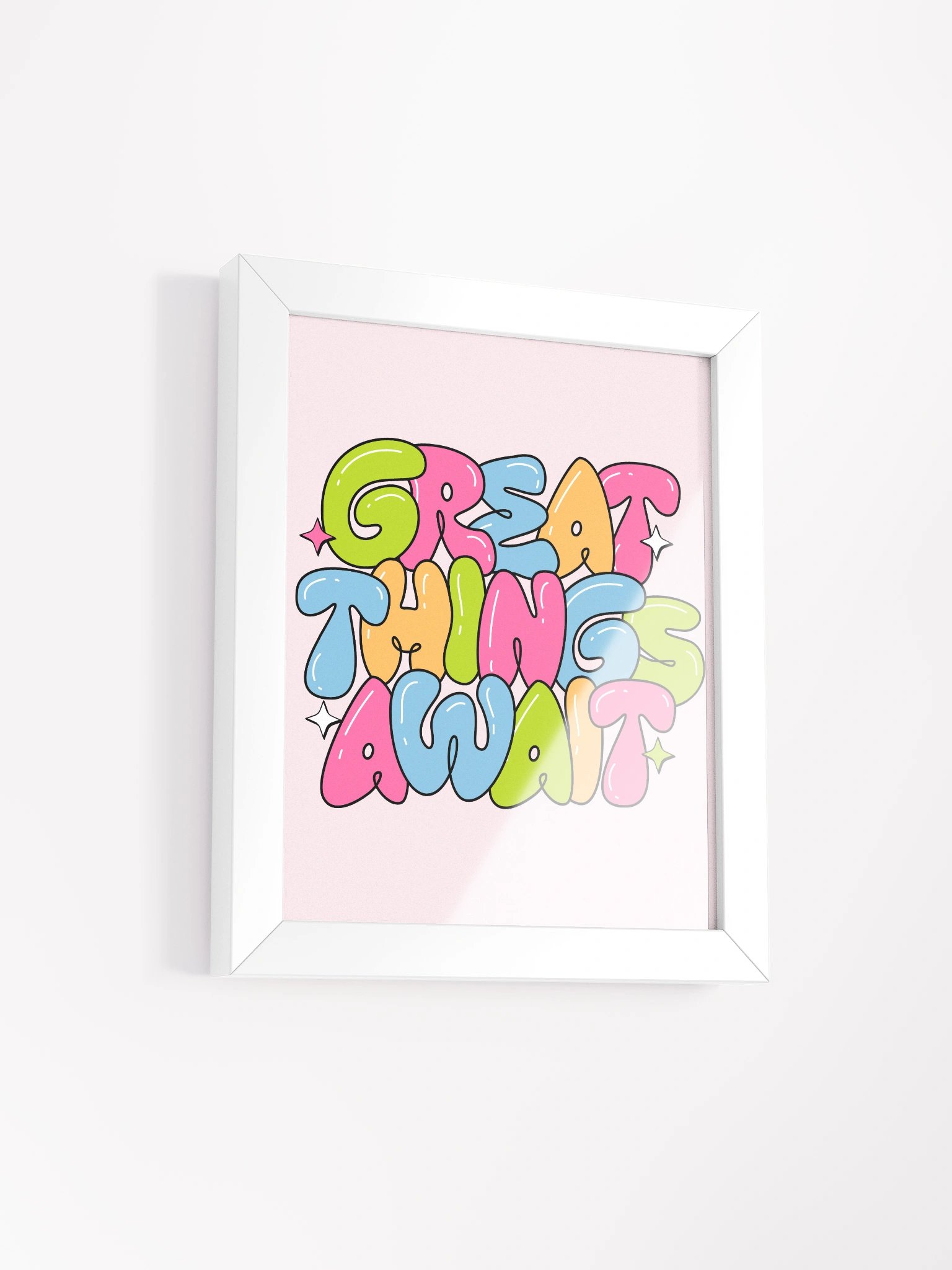 Great Things Await Framed Poster product image (2)