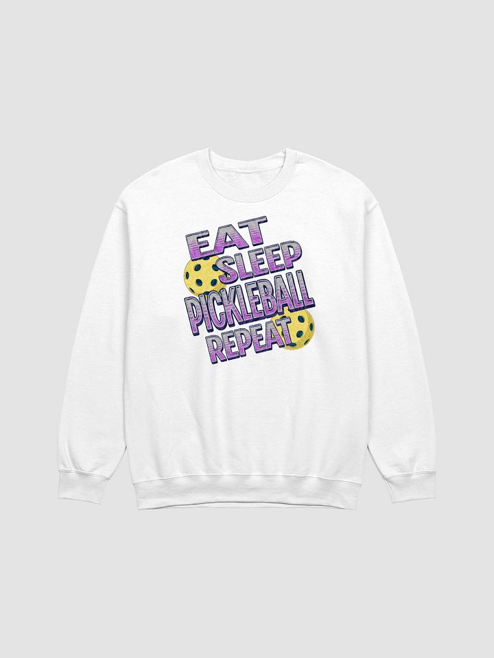 Eat Sleep Pickleball Repeat Angle Passion Crewneck product image (15)