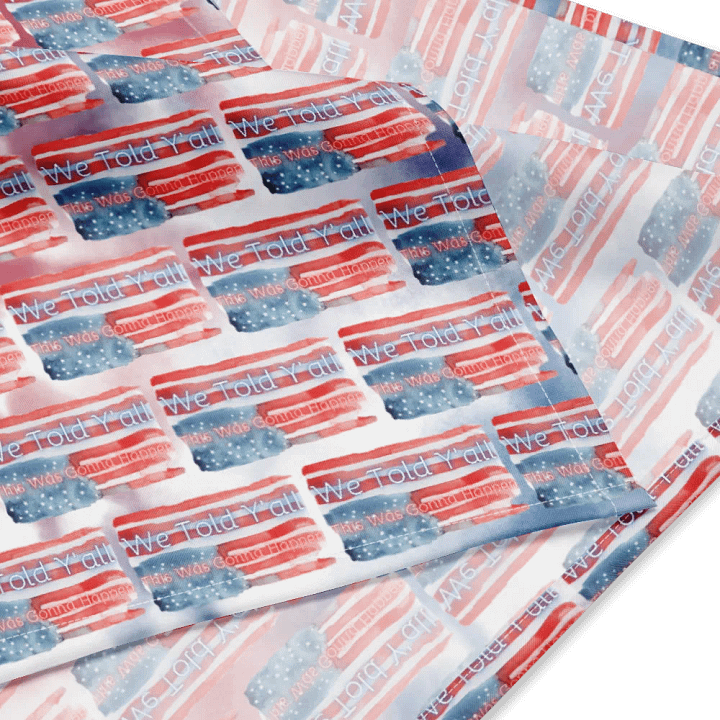 Resistors, We Told Y'all , Tie-dye Bandanna product image (4)