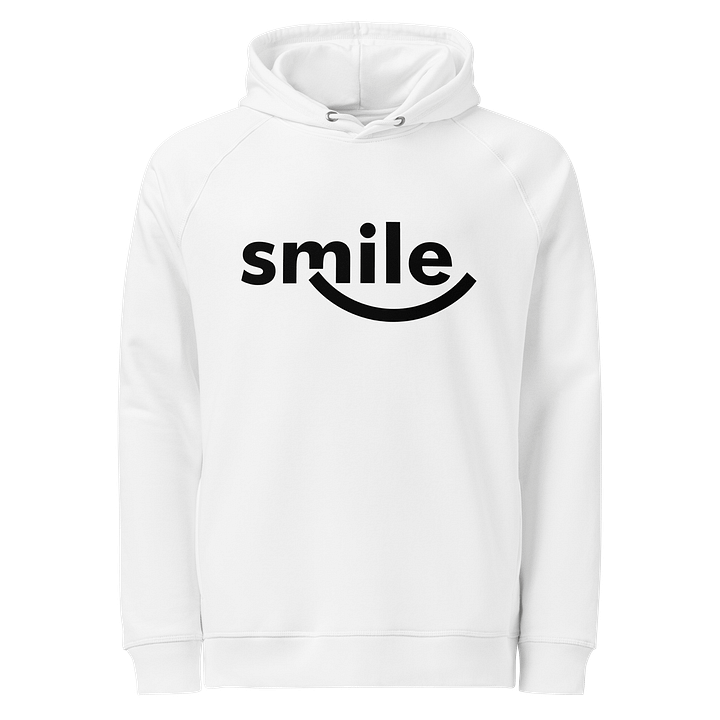 Best Life Ever Unisex Organic Hoodie (Rose Design) product image (7)