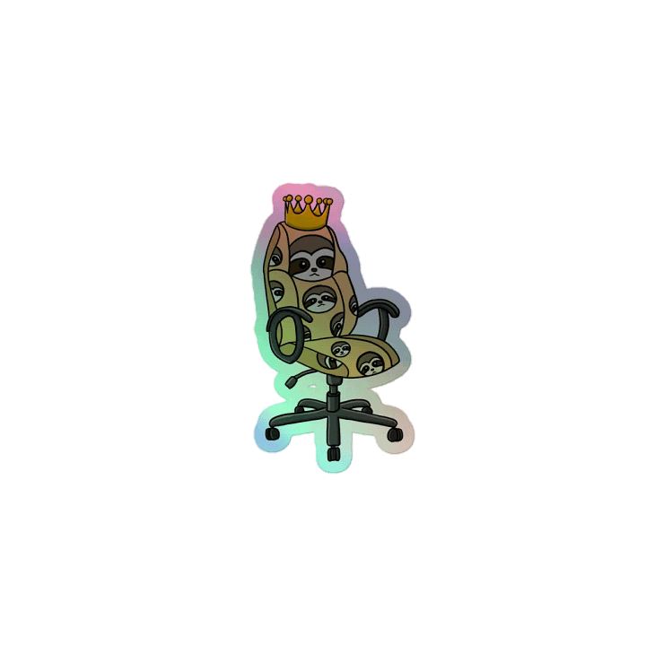 Holographic Sticker Sheet - Chair product image (1)