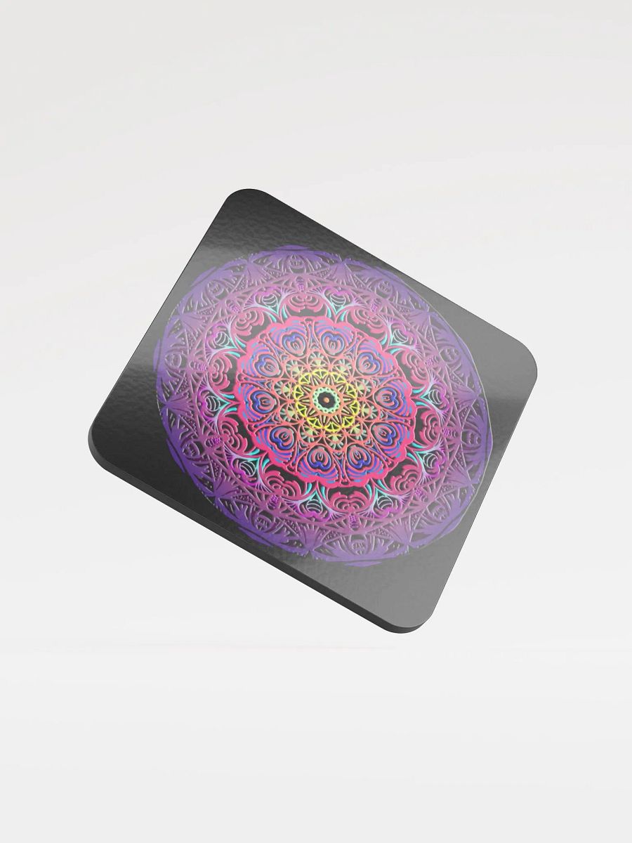 Vibrant Mandala Cork Coaster product image (1)