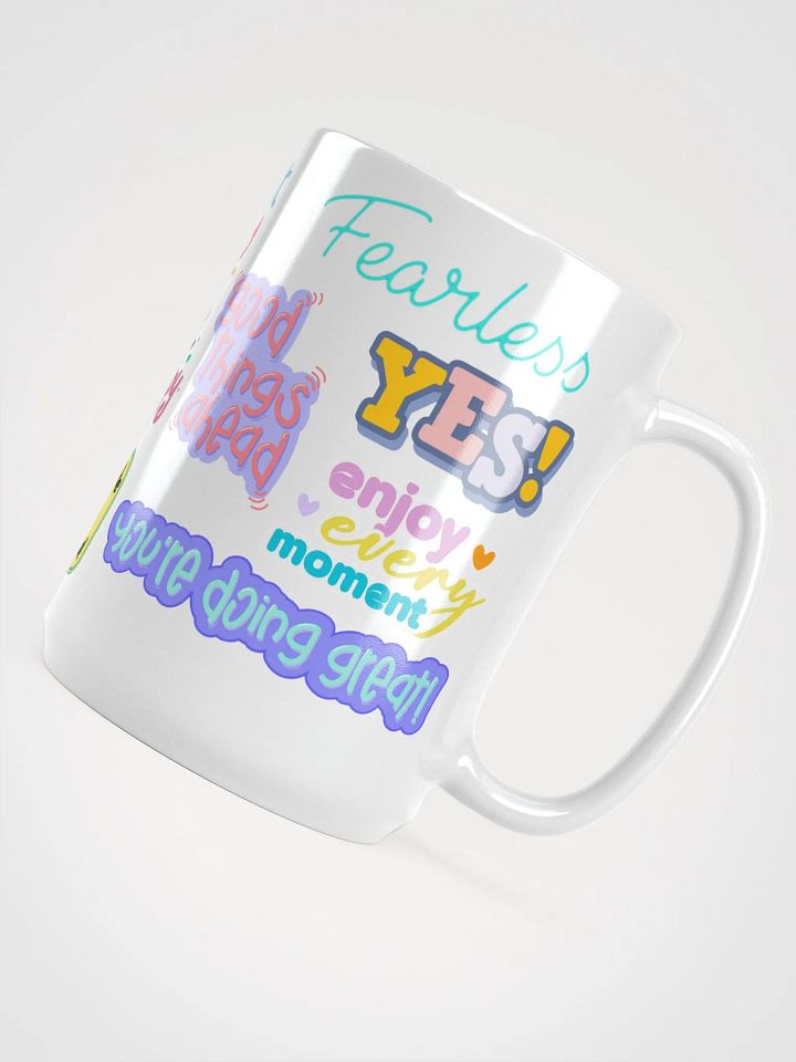 Motivational Mantra Mug - White product image (2)