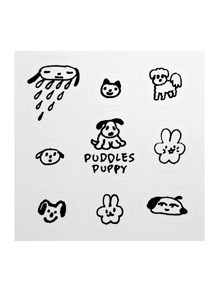 Doodle Stickers: Puddles Puppy and Animal Friends product image (1)