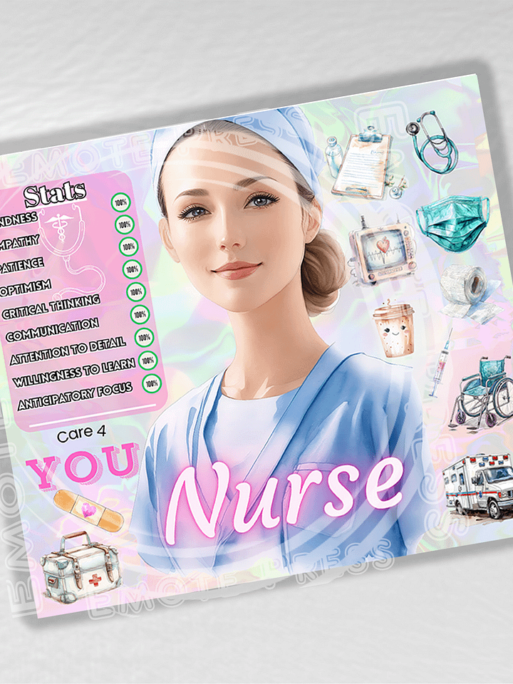 Nurse 20 oz Stainless Steel Tumbler product image (2)