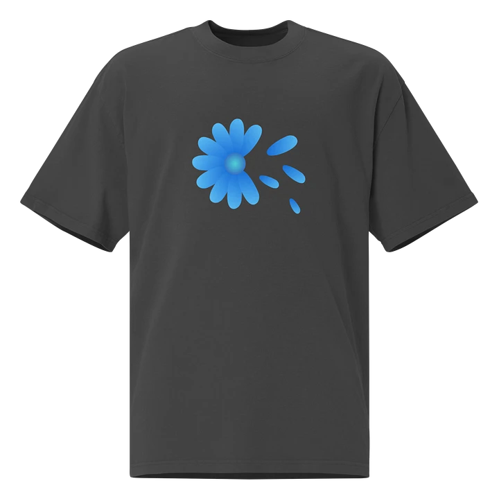 Floating Petals Blue Flower T-Shirt product image (1)