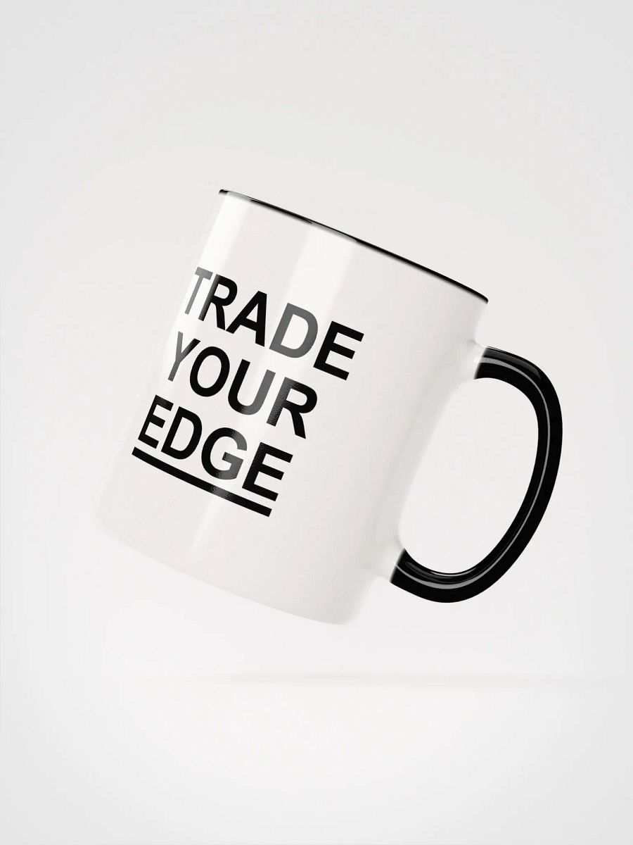 Coffee Mug (TRADE YOUR EDGE, Black & White) product image (2)