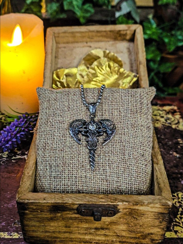 The Armored Kingdom Guardian's WingedBlade Necklace product image (3)