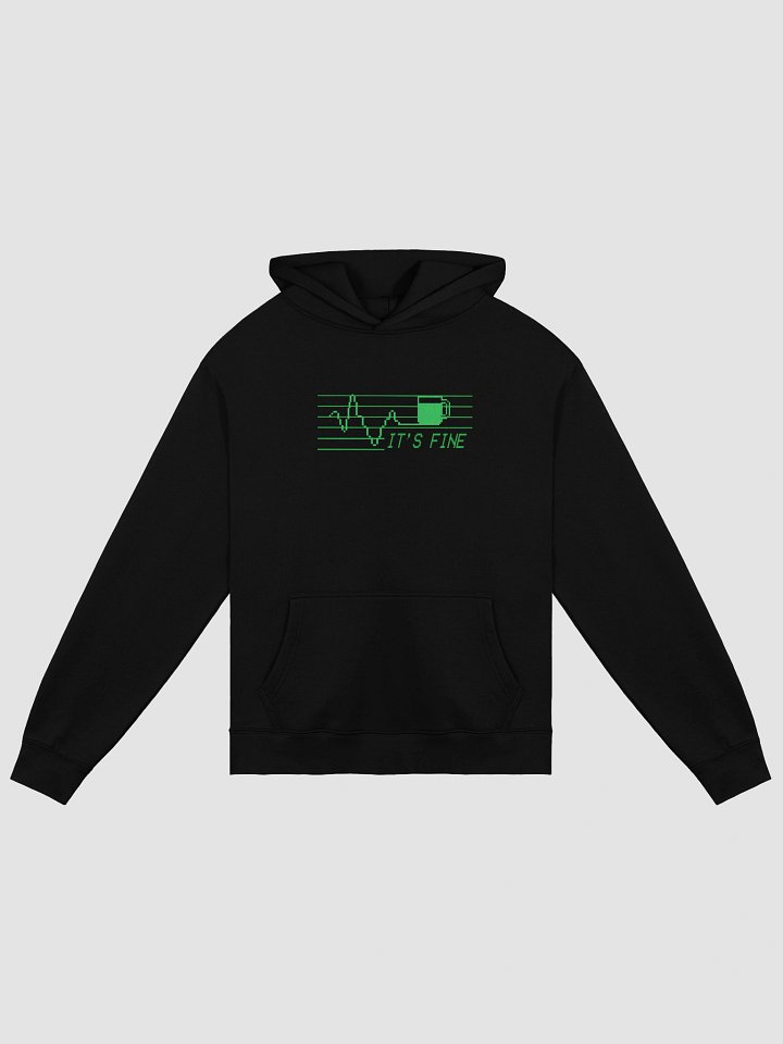 Heartbeat Coffee "It's Fine" Oversized Hoodie product image (1)