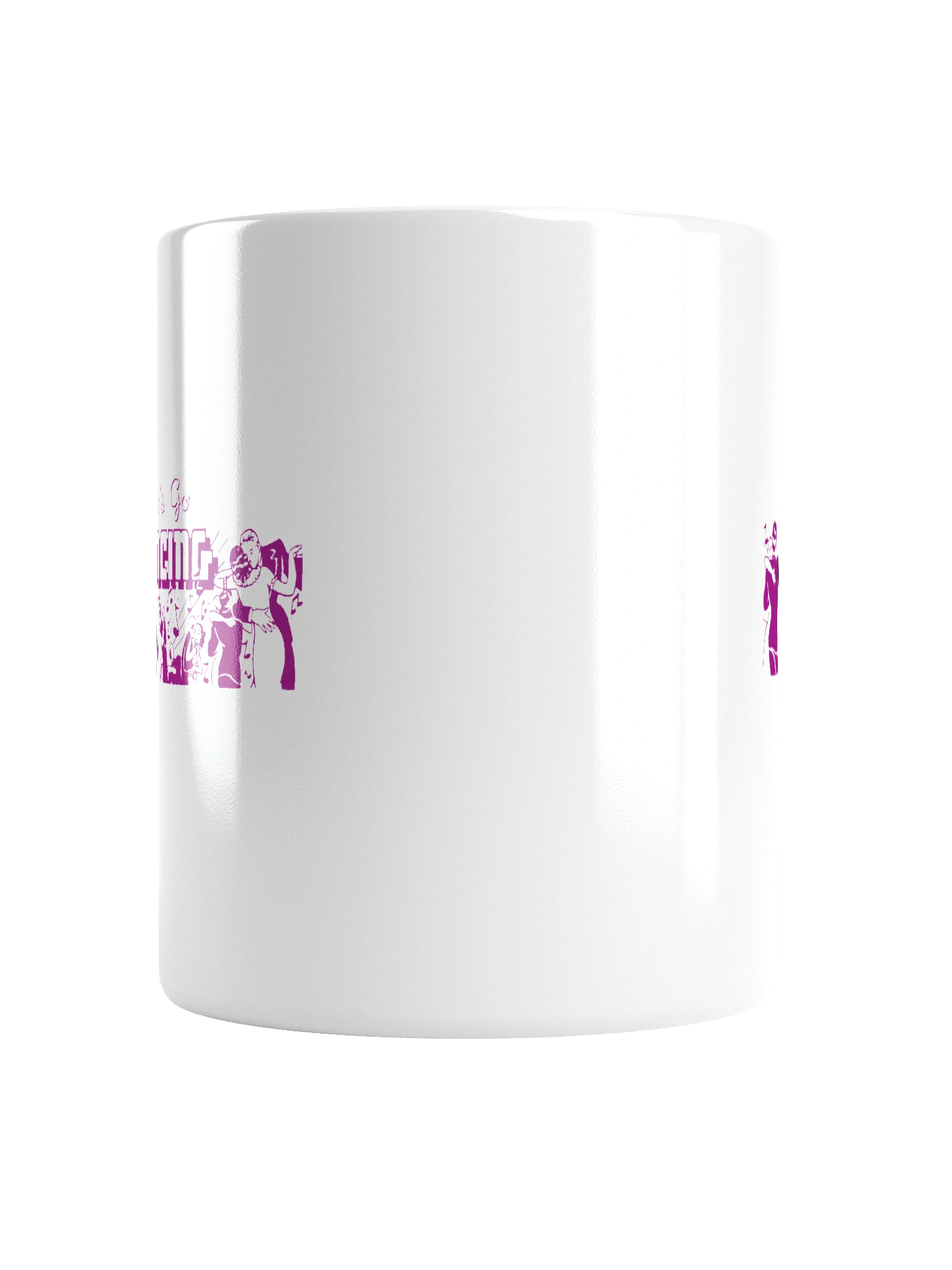 'Let's Go Dancing' White Mug product image (16)