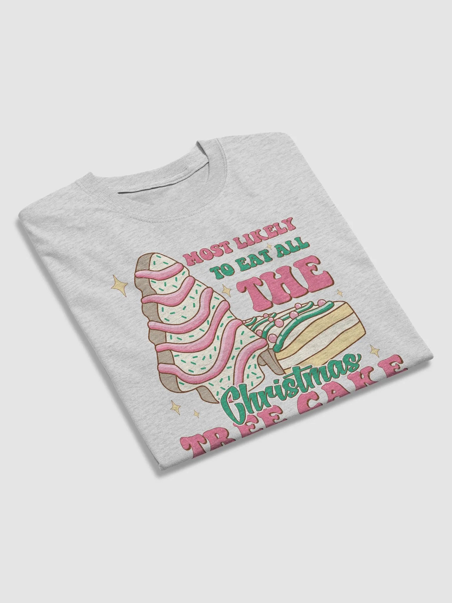 I EAT CHRISTMAS CAKE T-SHIRT product image (35)
