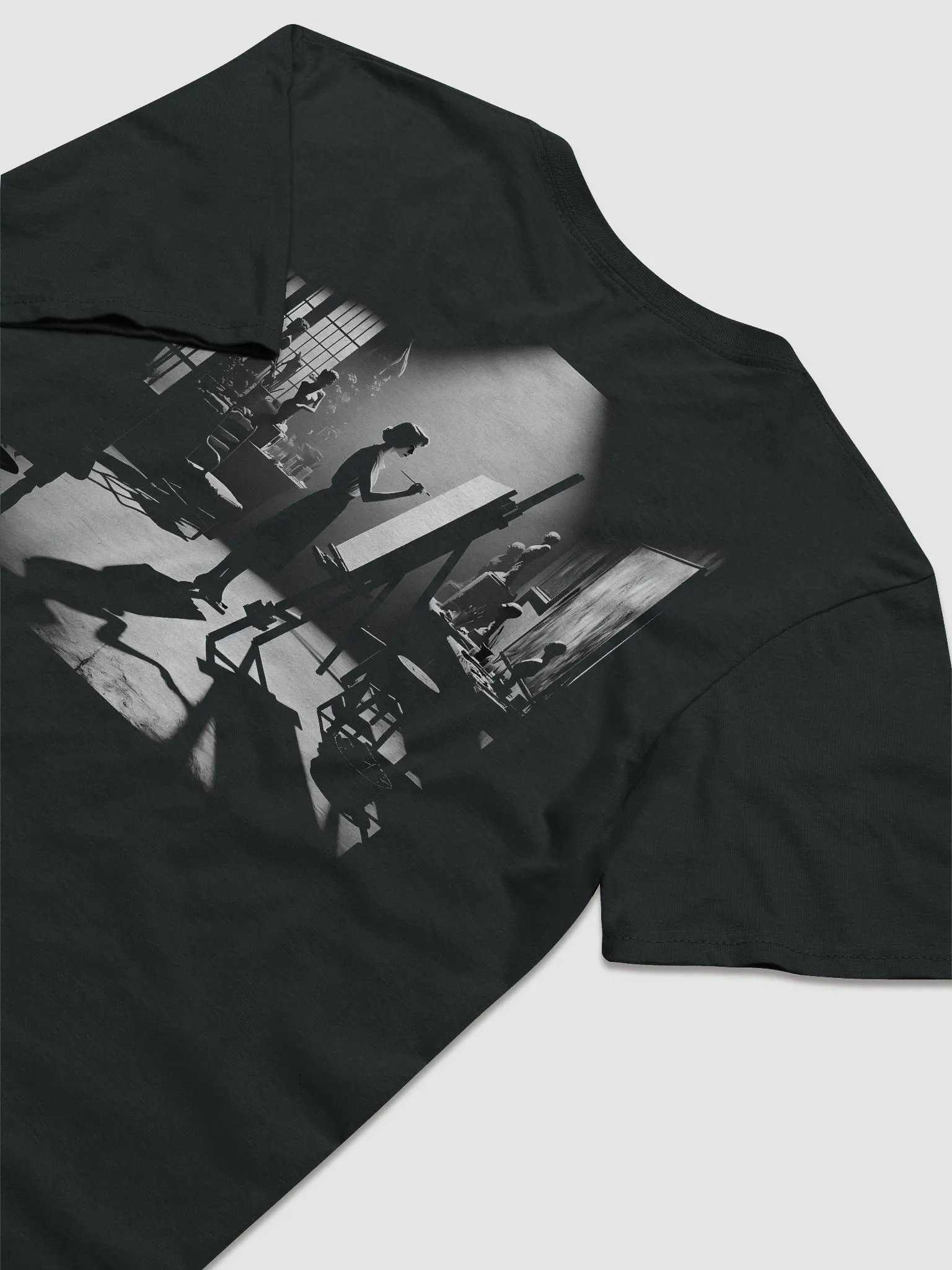 Noir Canvas: The Artist's Shadow (Womens Tee) product image (6)