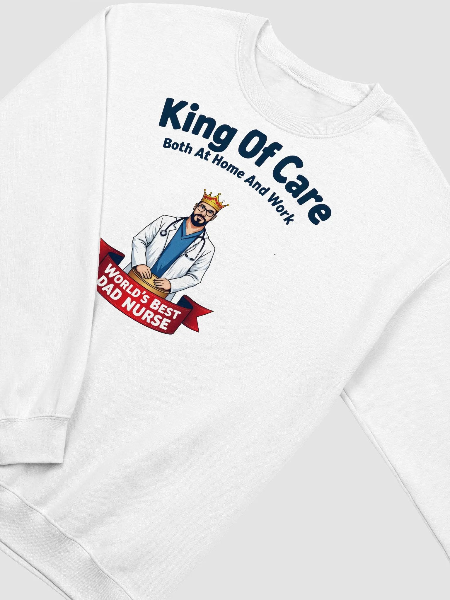 King Of Care Crewneck Sweatshirt product image (10)