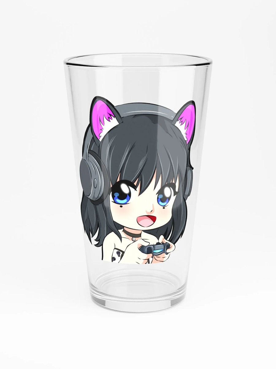 Panda Gothic gamer emote glass product image (3)