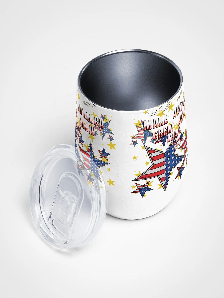 Maga again Wine Tumbler for moms dads colleagues product image (3)